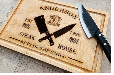 Personalized Chef’s Choice: Custom Engraved Cutting Boards